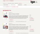 Pressebild: Nach dem Relaunch prsentiert sich die iga.Website noch benutzerfreundlicher. Dank einer speziellen Erweiterung knnen Interessierte die Publikationen filtern, den Bestand einsehen und sie direkt bestellen oder herunterladen.