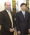 SoftM-Vorstand Ralf Grtner und Inspur-CEO Sun Pishu planen strategische Allianz