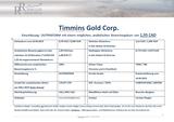 Analyse Timmins Gold Corp.