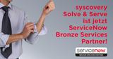 Syscovery Solve & Serve ist jetzt ServiceNow Bronze Services Partner
