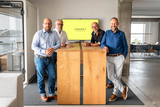 250723-ueberbit-geschaeftsleitung_1.png - v. l. n. r.: Frank Meyerer, Dr. Boris Stepanow, Stefan Scholz, Daniel Bnisch