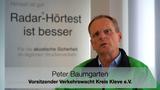 Peter Baumgarten, Vorsitzender der Verkehrswacht Kreis Kleve e.V.