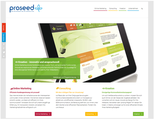 Screenshot proseed Webseite