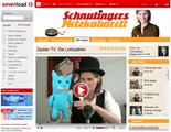 Frau Schnutinger macht im Comedykanal bei sevenload die Vorhersage der Lottozahlen