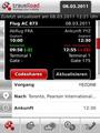 Reiseplan App BlackBerry 4