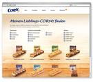 Screenshot Desktop CORNY Produktfinder