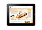Screenshot Tablet CORNY Produktseite