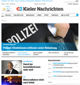 Screenshot Kieler Nachrichten