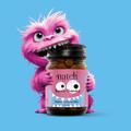 Tooth Monster Bubblegum-Tabs für Kinder