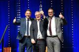 Großer Preis des Mittelstandes 2022: Premier-Finalist Laudert, Geschäftsführende v.l. Sven Henckel, Jörg Rewer, Holger Berthues